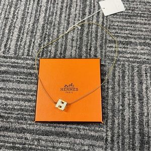 Hermes vintage cage necklace